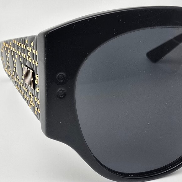 Christian Dior Lady Dior Studs 2 8072K Black Frame Grey Lens Sunglasses Italy main image 10